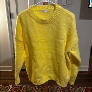 Staccato Bright Yellow Crew Neck Sweater